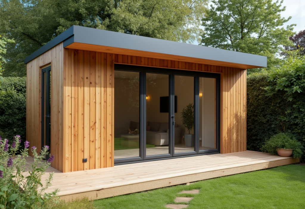 Garden room in horsham, garden office, family room, home extensions cheaply